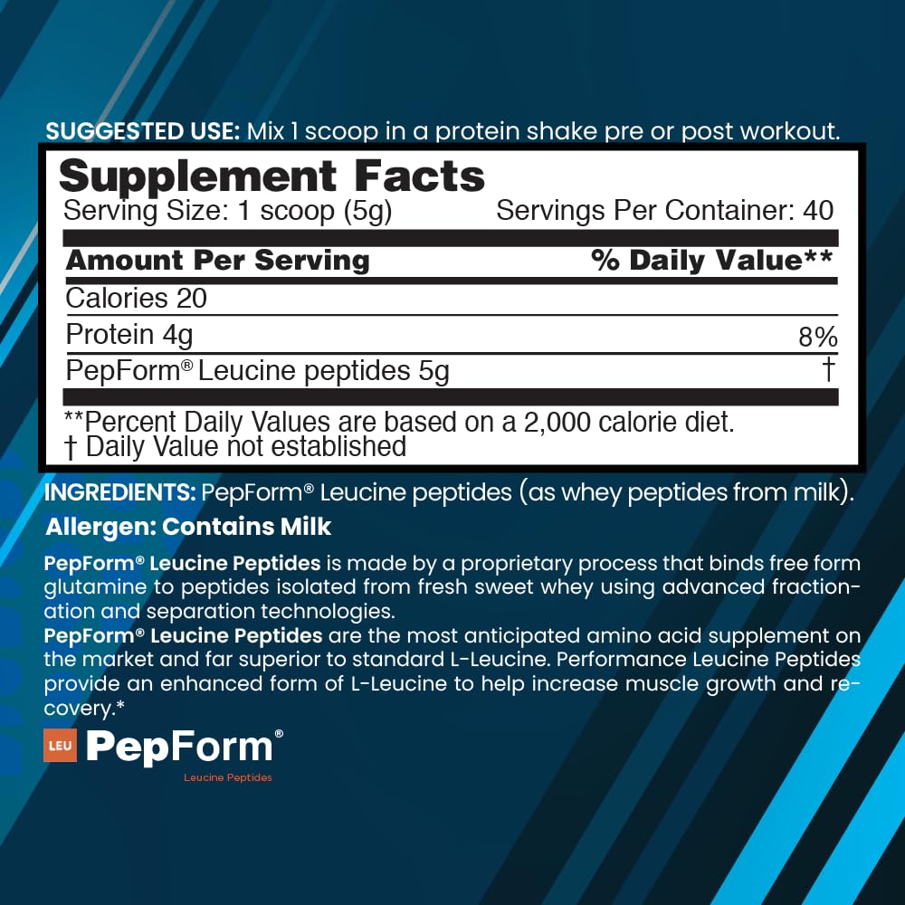 Ingredient list highlighting pure formula without sugar or gluten