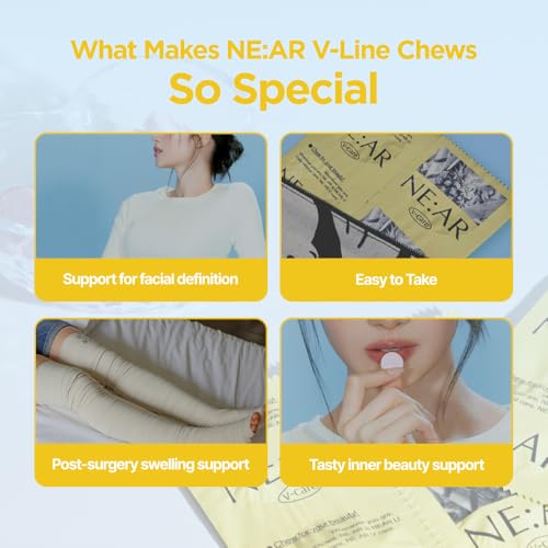 NE:AR V-Line Chews jar with pineapple flavor label