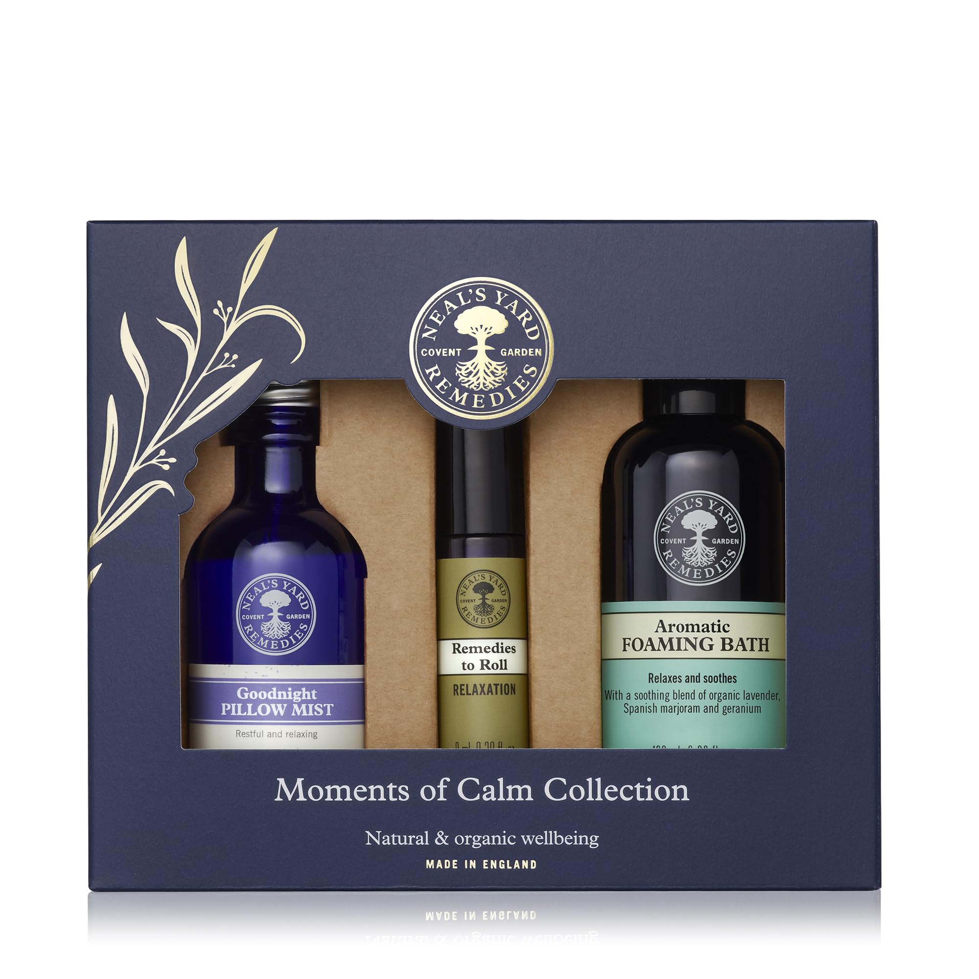 Neal's Yard Remedies Moments of Calm foaming bath for relaxation and nourished skin