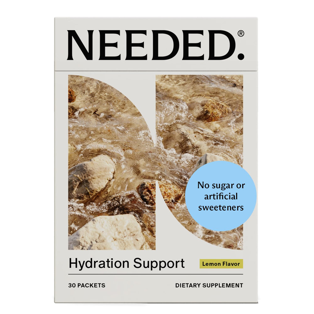 Needed hydration packet lemon offers refreshing on-the-go hydration with real fruit flavor.
