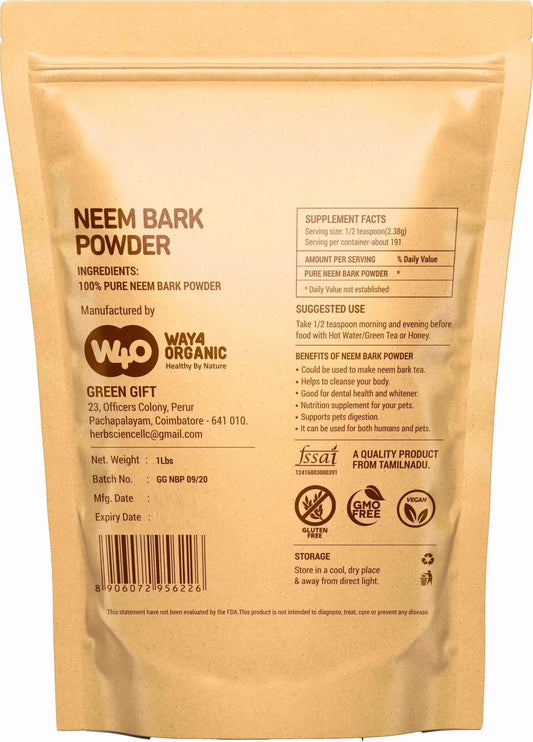 Neem Bark Powder used for dental health