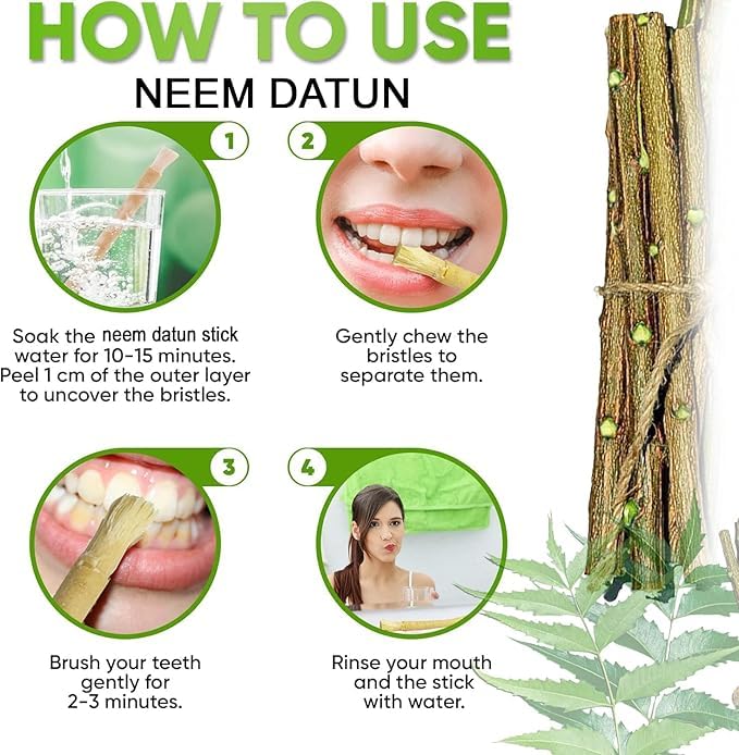 Pack of 10 Neem Datun with 1 free piece