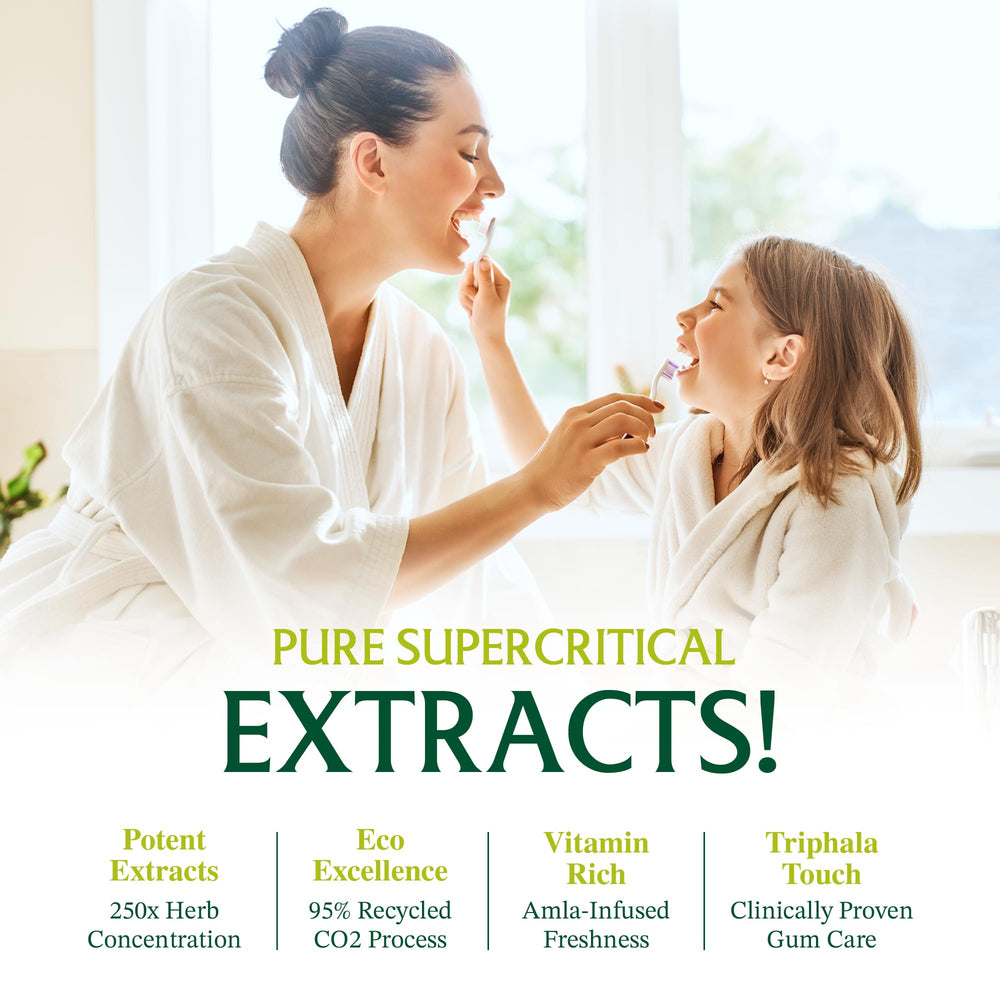Family use with adults and children using Neem toothpaste
