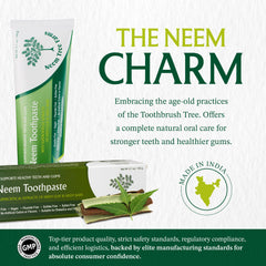 Ingredients highlight featuring neem leaf and bark extracts