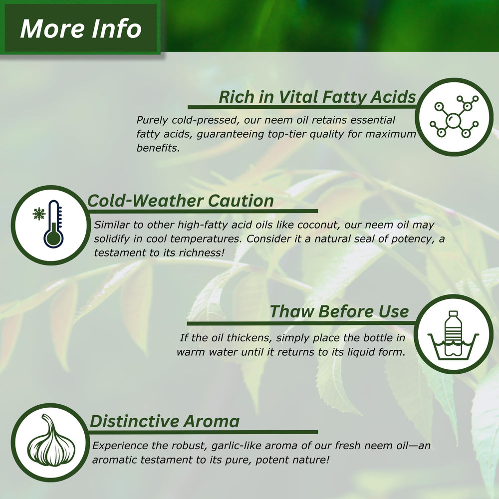 Ingredients of pure neem oil
