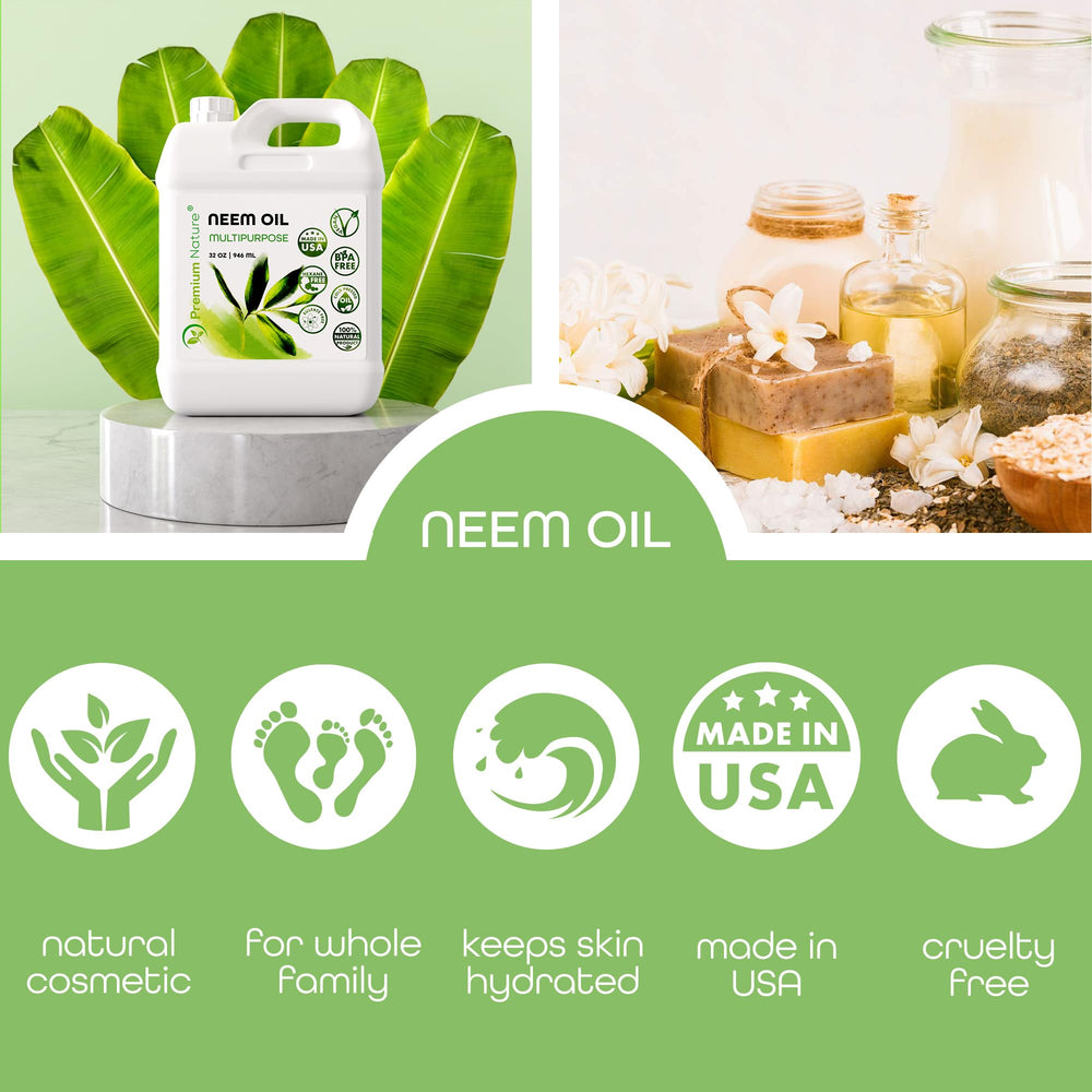 Neem oil for plant care and beauty product formulations