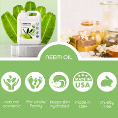 Neem oil for plant care and beauty product formulations