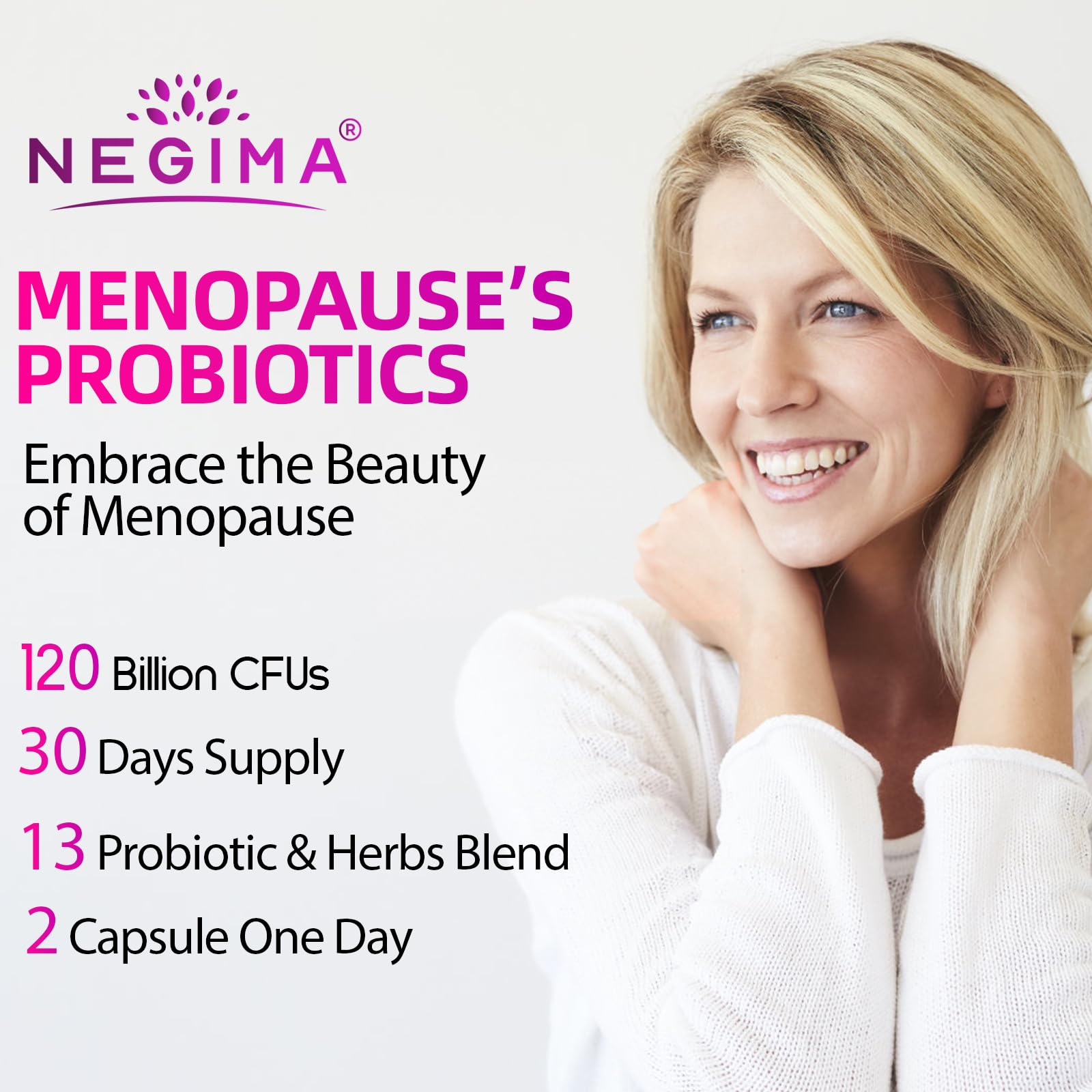 Negima bottle on shelf implies non-refrigerated shelf-stable probiotics for portability.