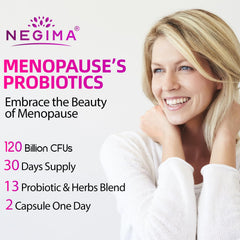 Negima bottle on shelf implies non-refrigerated shelf-stable probiotics for portability.