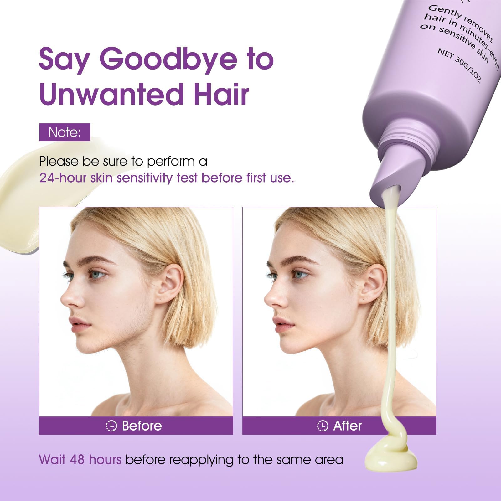 Nehito botanical formula applying to skin during use.