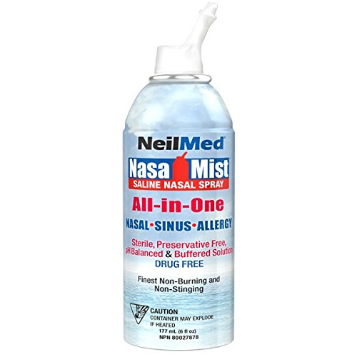 NeilMed NasaMist 6.3 oz bottle for repeated use and convenience.
