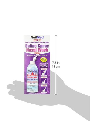 NeilMed NasaMist multi-use spray supports varied nasal care routines.