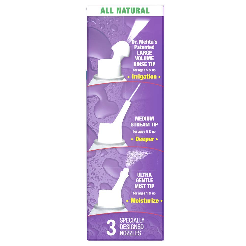 NeilMed NasaMist travel-ready bottle for on-the-go nasal care.