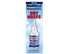 NeilMed NasoGel bottle close-up showing drip-free design for targeted moisture.