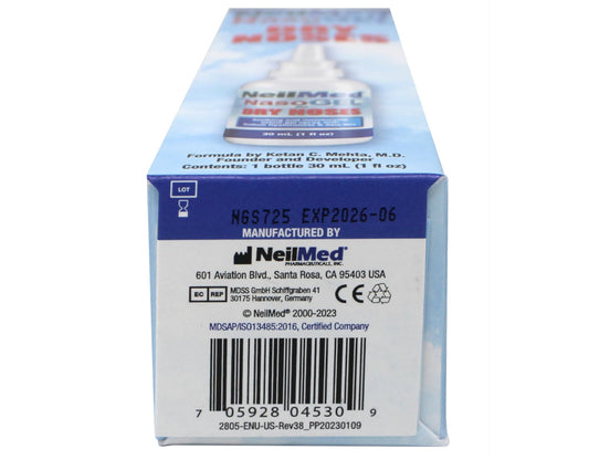 NeilMed NasoGel nozzle close-up demonstrates a mess-free nasal application.
