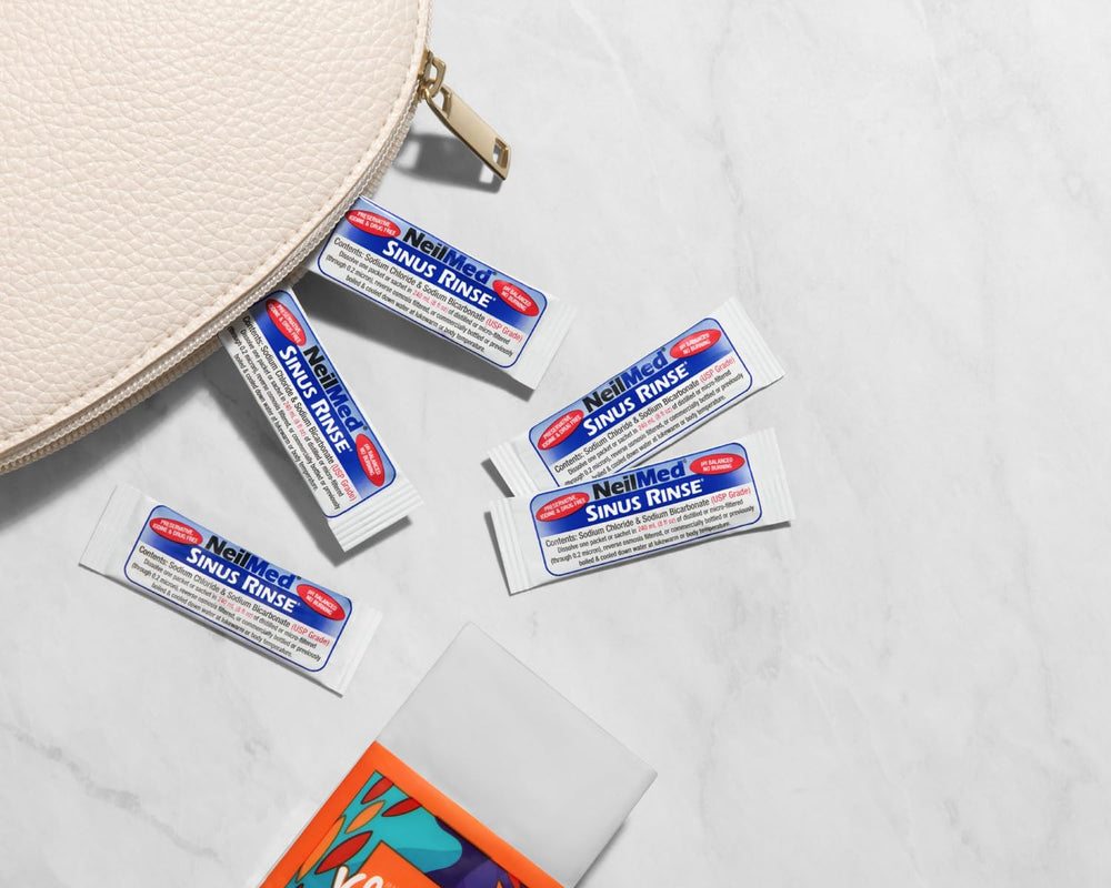 NeilMed educational brochure included to explain mixing directions and safe usage