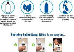 NeilMed Sinus Rinse tube component ensures smooth flow during rinses