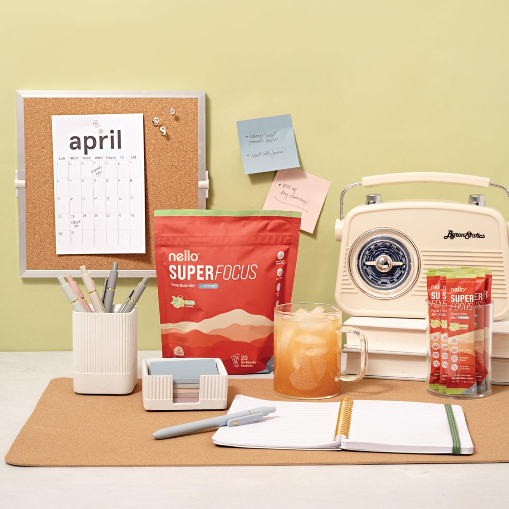 20 on-the-go packets for convenient focus boost