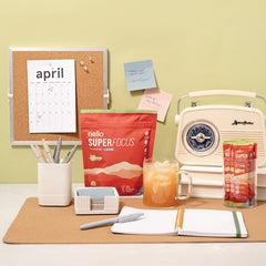 20 on-the-go packets for convenient focus boost