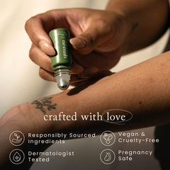 How to use Nemah Aromatherapy Roll On: apply to palms, wrists, neck, and temples