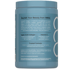 Ingredients: collagen bio-peptides and Vitamin C