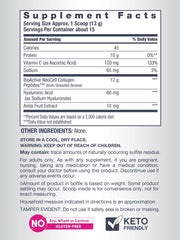 Collagen powder being dissolved in a beverage