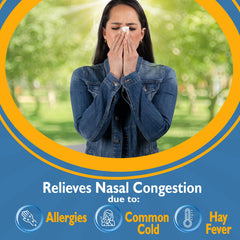 Neo-Synephrine dose dispenser shows easy-to-use design for on-the-go relief.