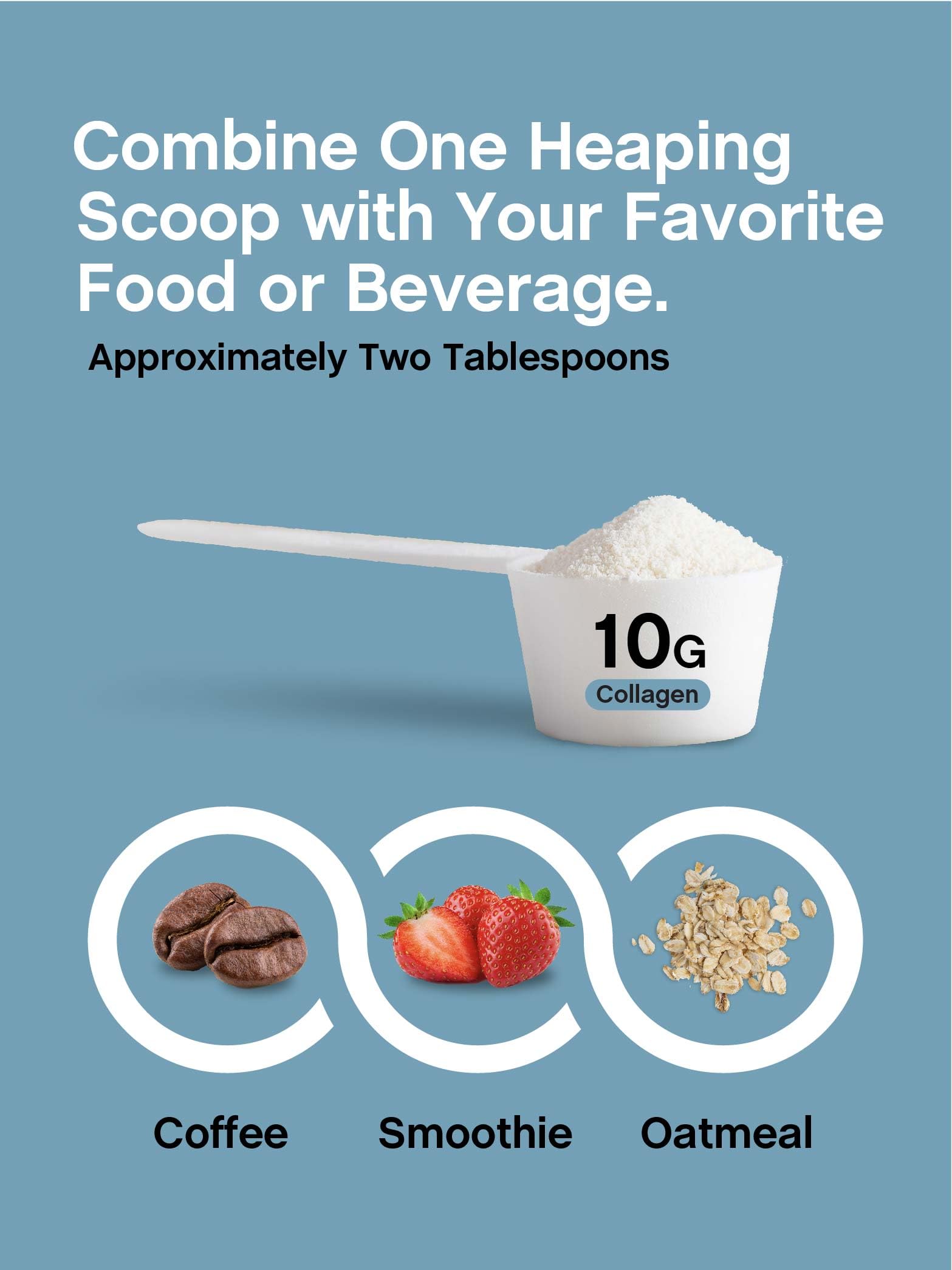 Powder easily mixes into beverages