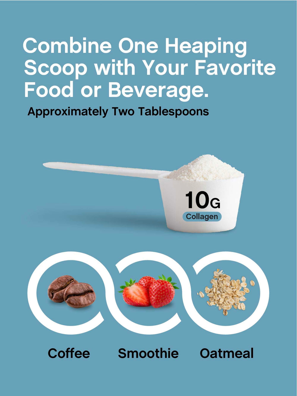 Powder easily mixes into beverages