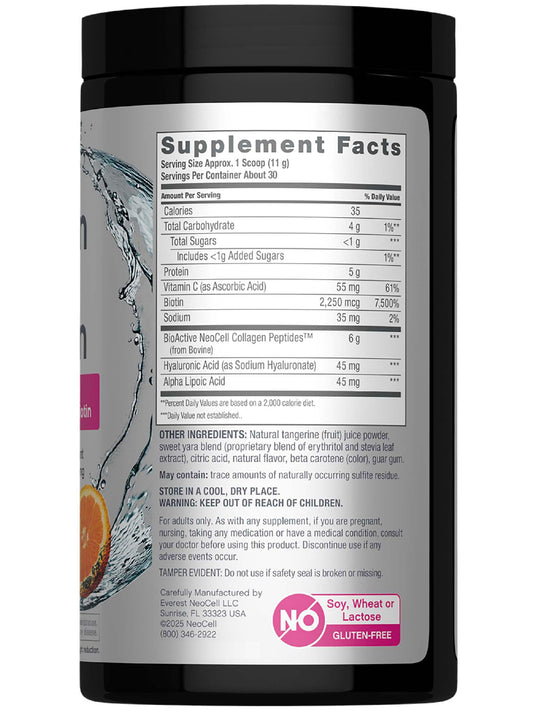 Hydrolyzed collagen types 1 and 3 powder