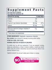 Six tablets daily dosage for skin, hair and nails