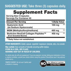 Product is non-GMO and gluten-free, soy-free, wheat-free, lactose-free