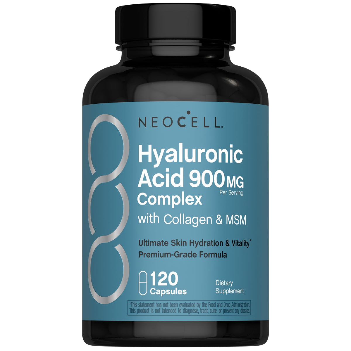 NeoCell Hyaluronic Acid Complex 900mg packaging with 120 capsules