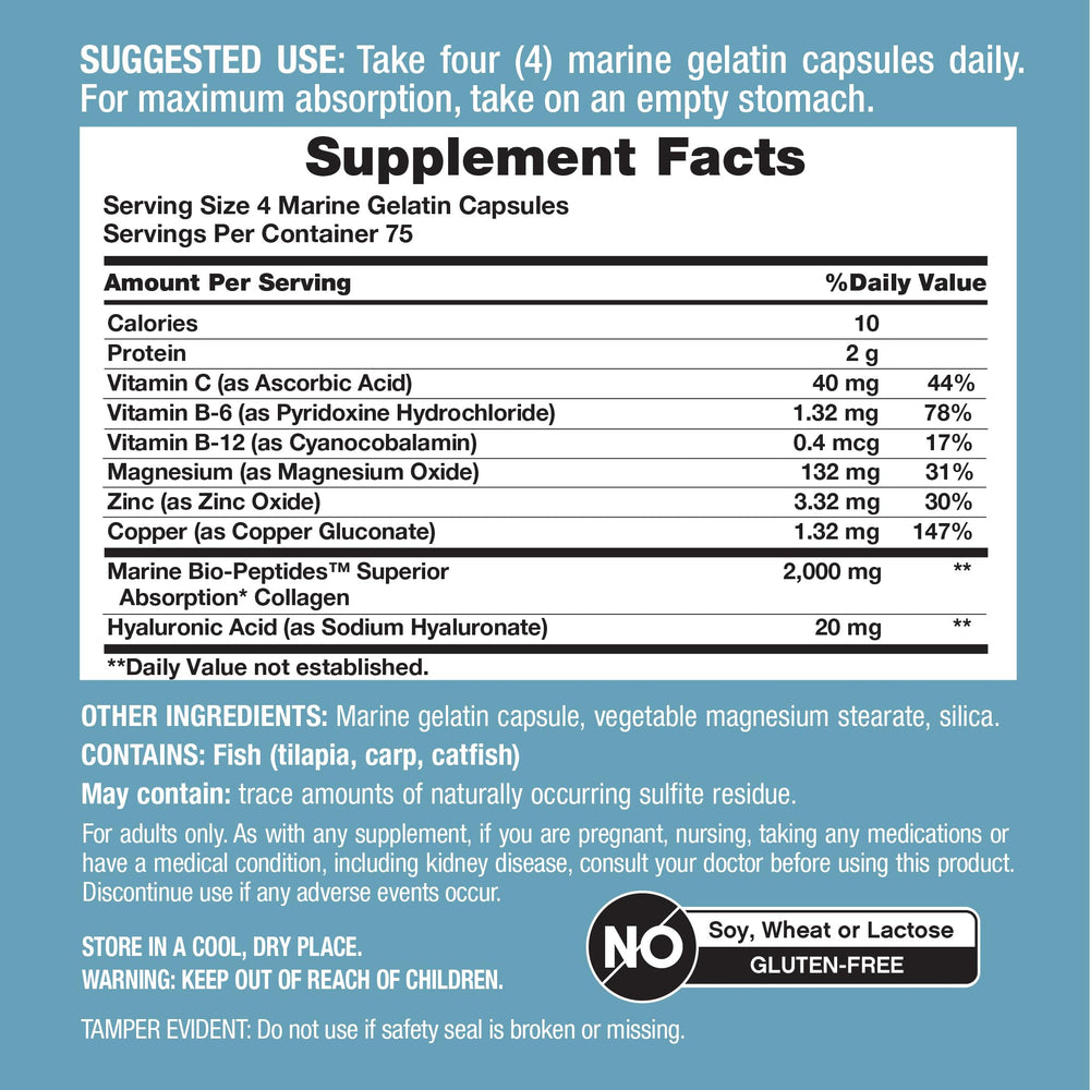 Vitamin C and minerals in NeoCell collagen supplement