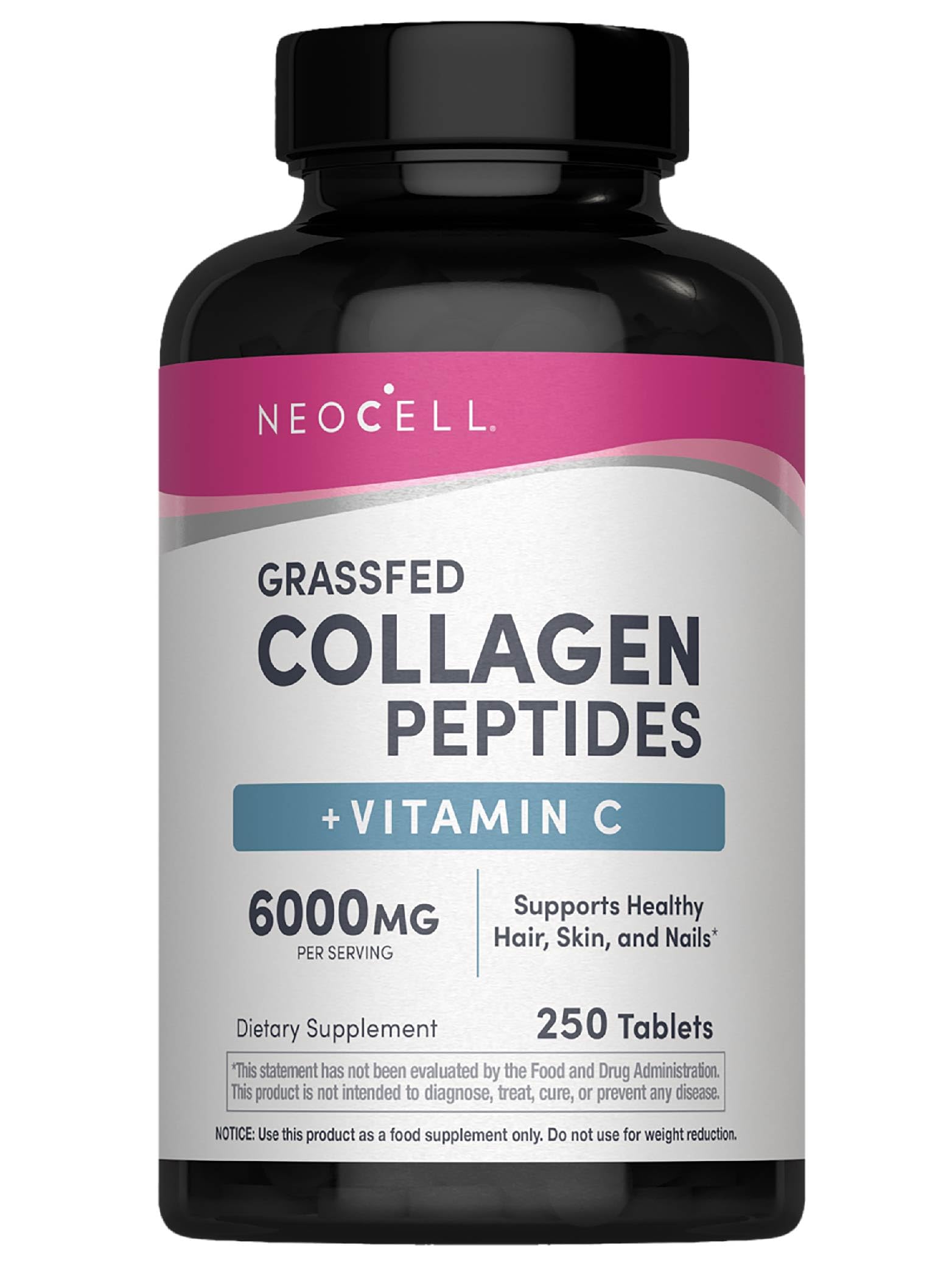 NeoCell Super Collagen C Type I & III bottle with 250 tablets