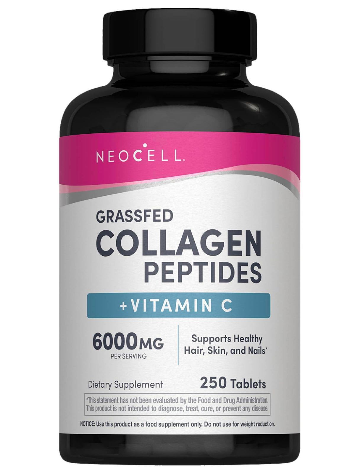 NeoCell Super Collagen C Type I & III bottle with 250 tablets