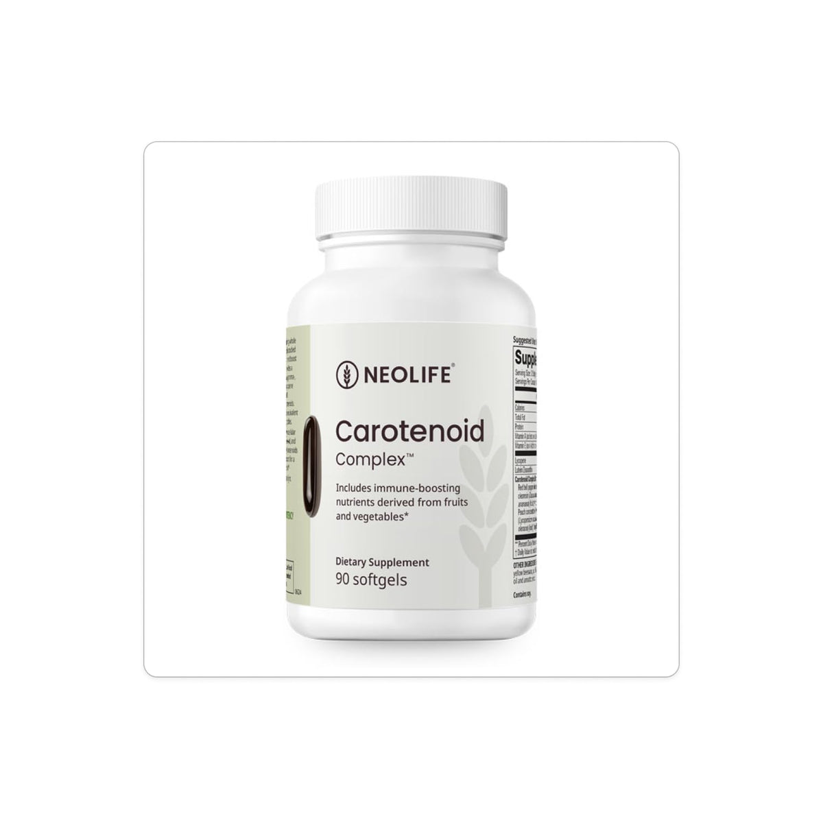 NeoLife Carotenoid Complex bottle with 90 softgels