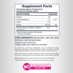 NeoCell Berry Lemon collagen peptides label on canister