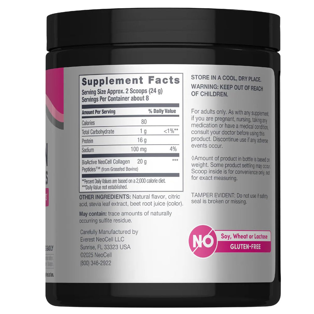 Non GMO label on NeoCell packaging