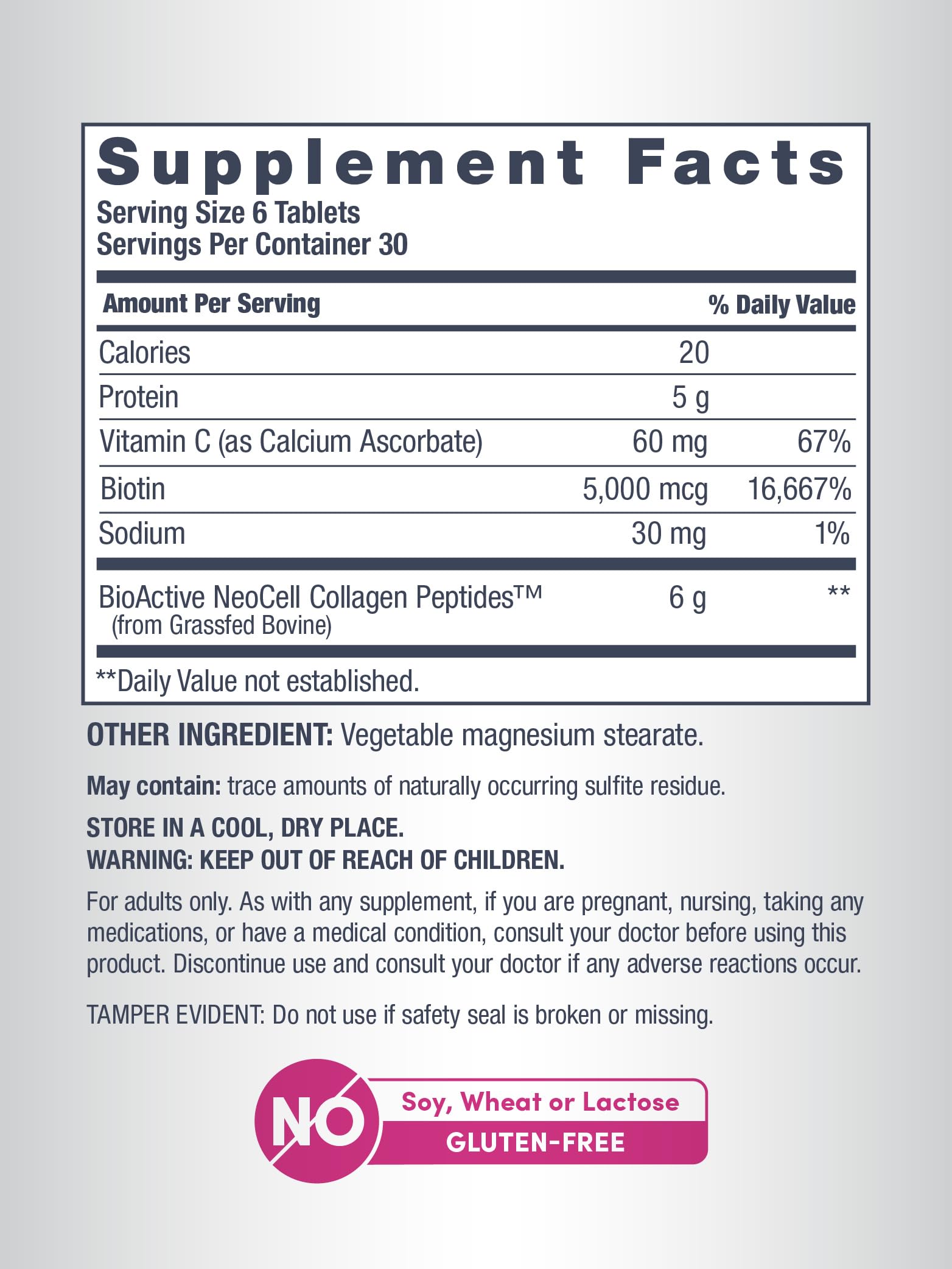 Allergen-free, no soy, wheat, lactose or artificial flavors icon