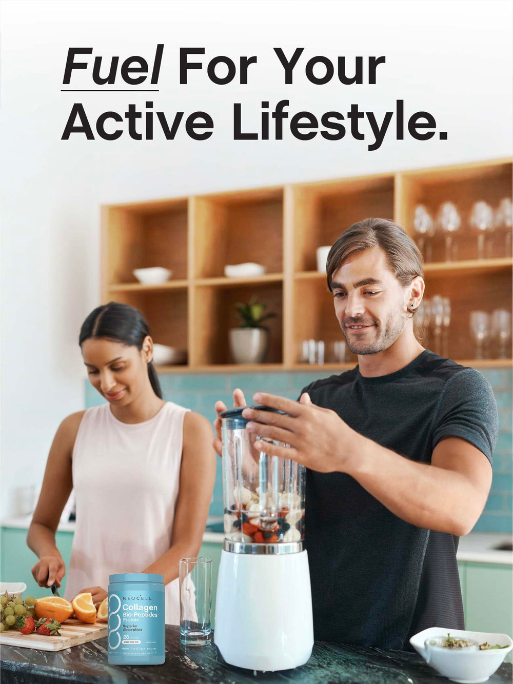 Keto-friendly and kosher collagen powder formulation