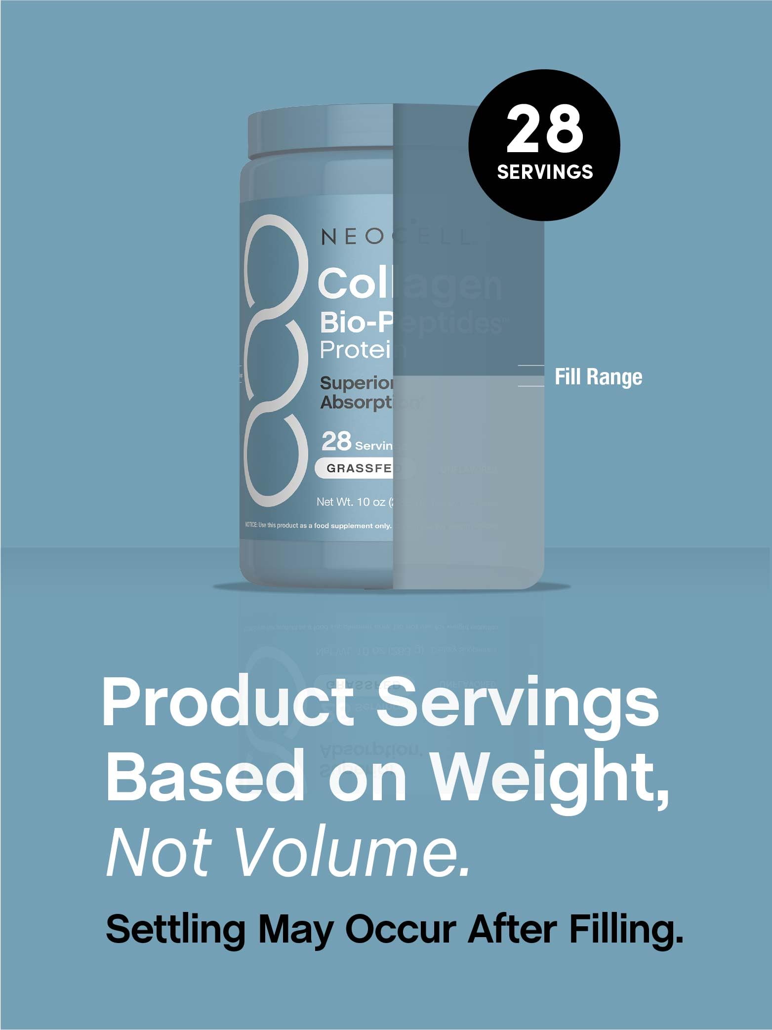 NeoCell Collagen Bio-Peptides Powder packaging