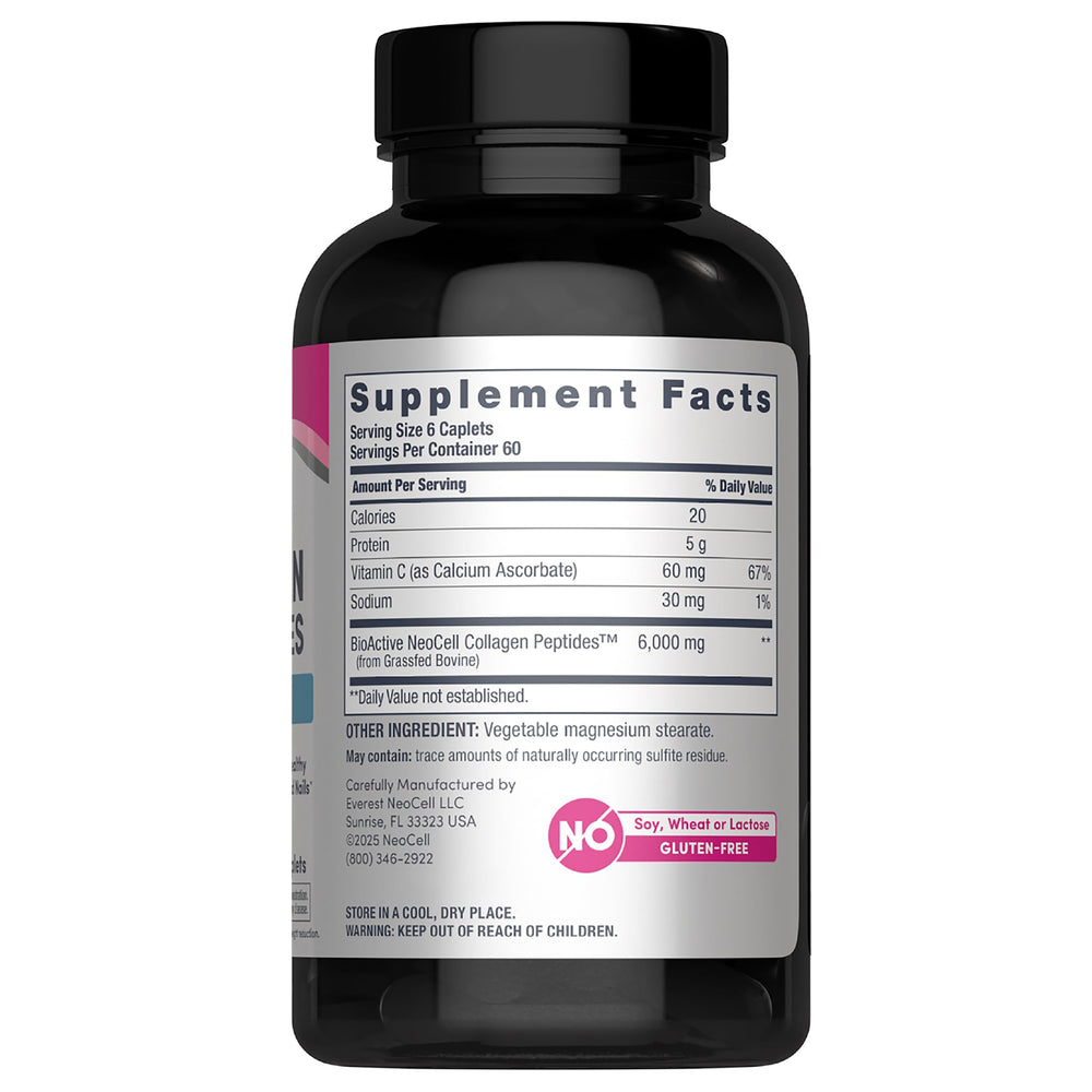 Close-up of hydrolyzed collagen peptides types 1 and 3