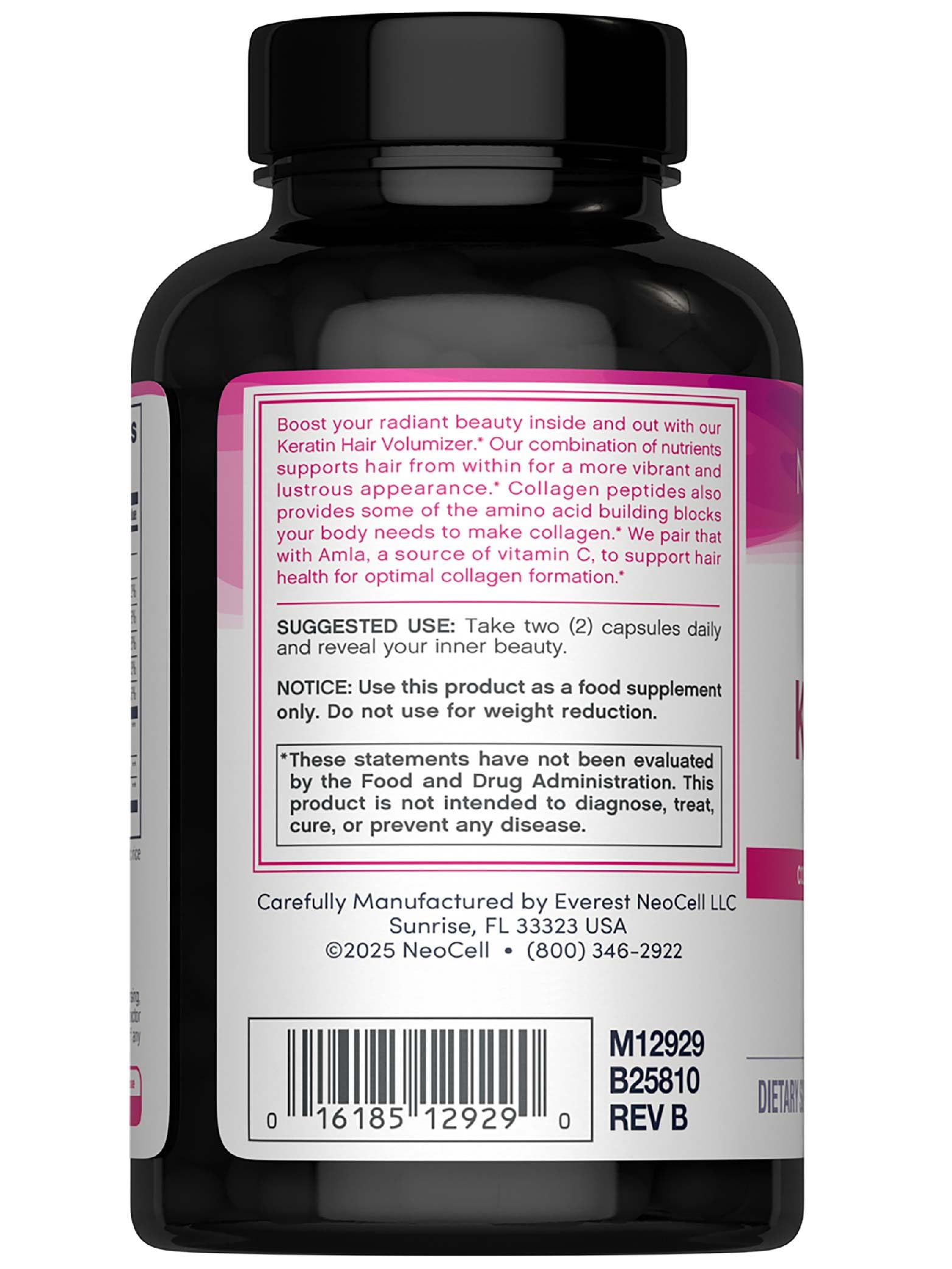 Dosage instructions: two capsules daily