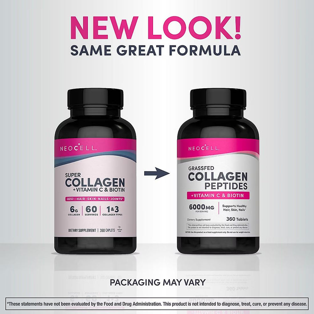 NeoCell Super Collagen + C 360 ct packaging design