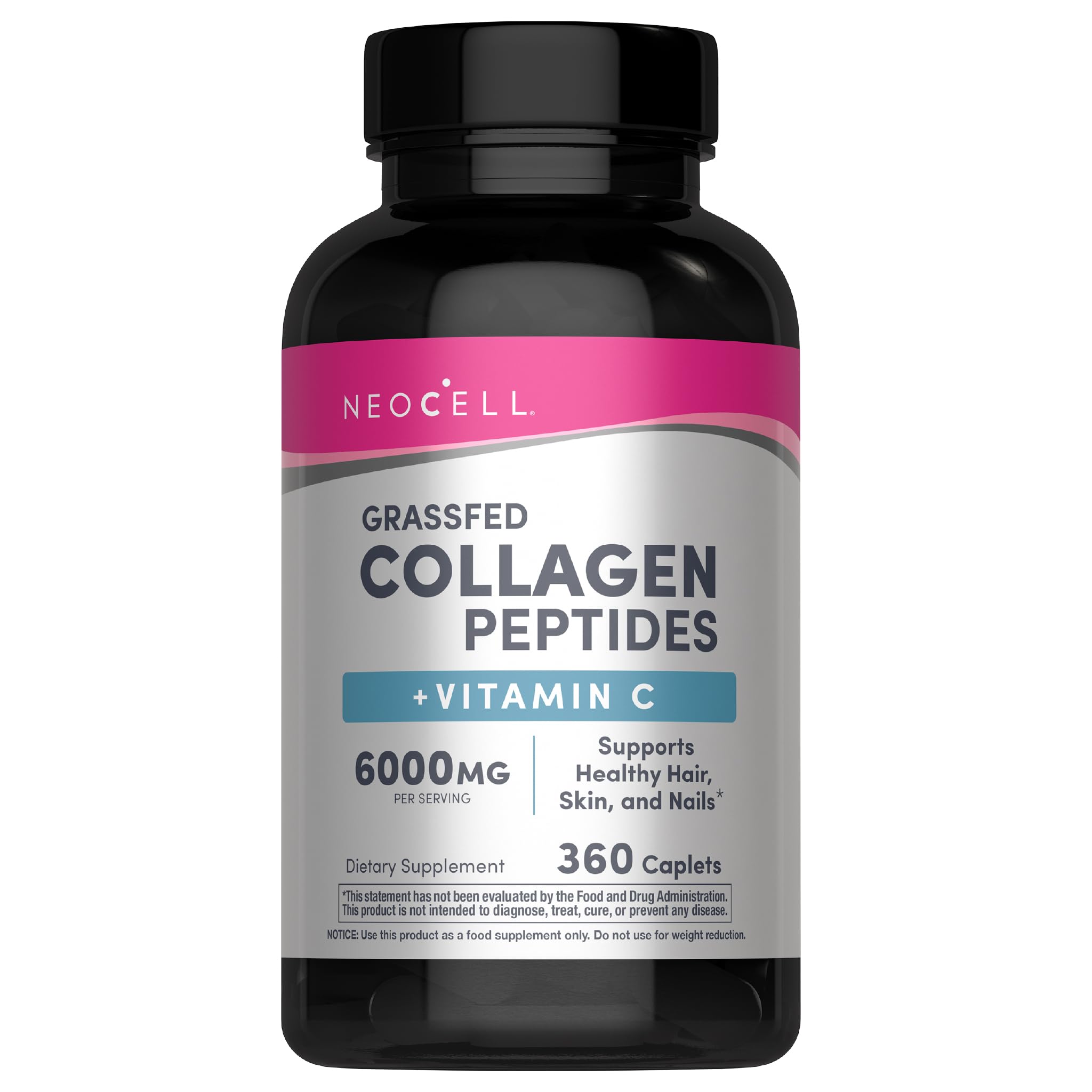 NeoCell Super Collagen Plus Vitamin C bottle with 360 tablets
