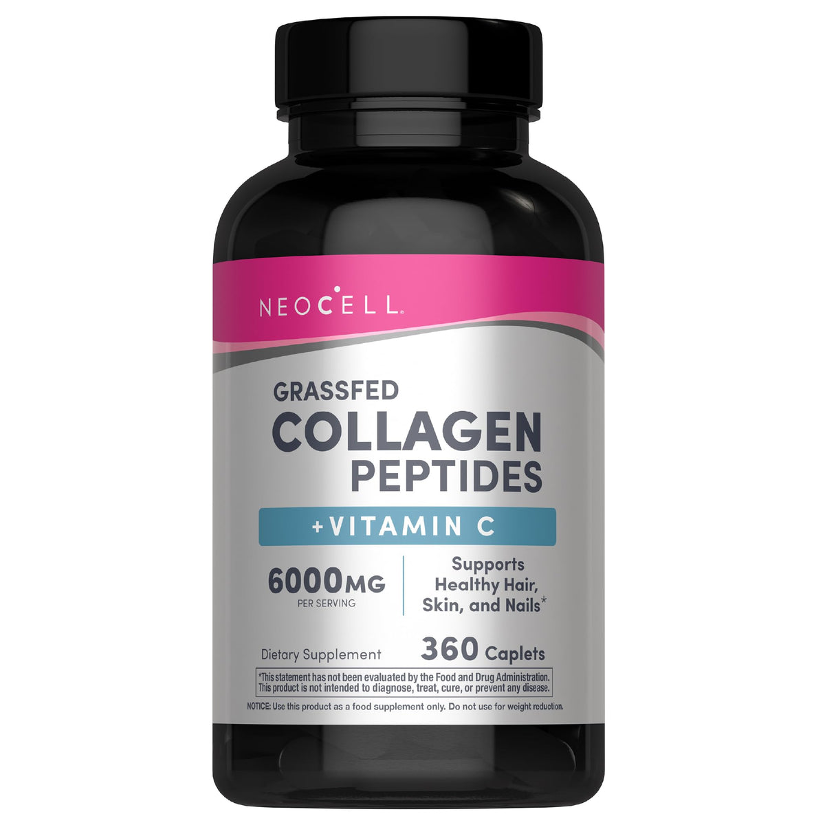 NeoCell Super Collagen Plus Vitamin C bottle with 360 tablets