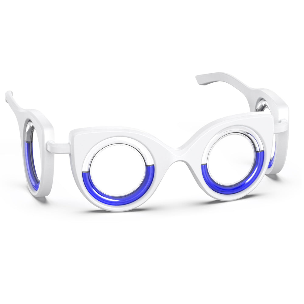 NEOISM glasses motion-sickness-relief-wear provide quick comfort during car, boat, or plane travel.