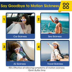 NEOISM motion sickness glasses feature premium TPE material for soft wear