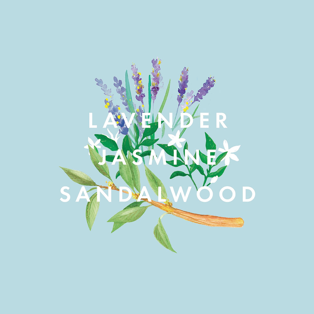 NEOM 3 Wick Candle relaxation scene conveys serene home spa vibes.